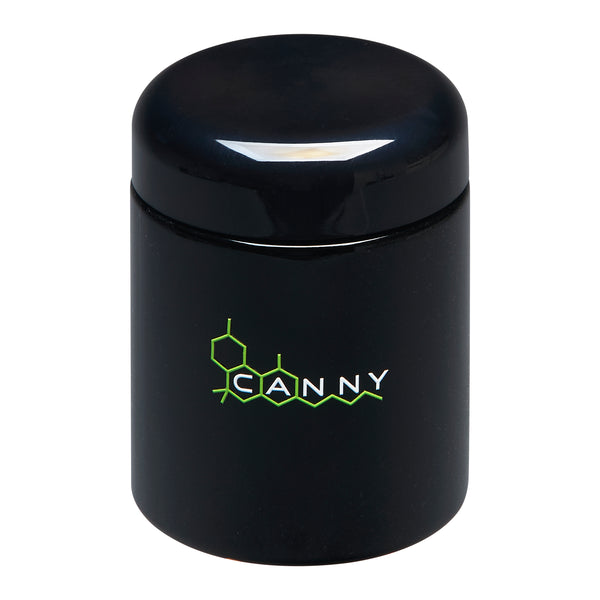 CANNY UV Jar With Humidity Pack- Storage Herb Glass Stash Jar and Air-Tight Lid Smell Proof Container Odor Resistant